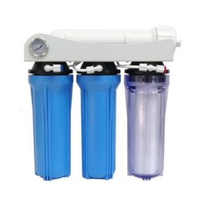 OSMO NPS con 2 Filtri da 9" ¾ + Filtro per NO3-PO4-SiO2 MEMBRANA 150GPD HQ